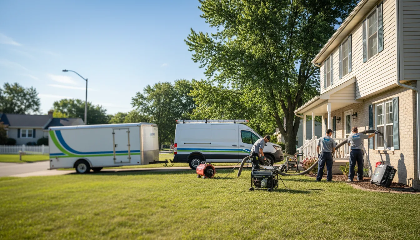Flooded Basement Restoration And Cleanup With Repair in Clifford, IN near me